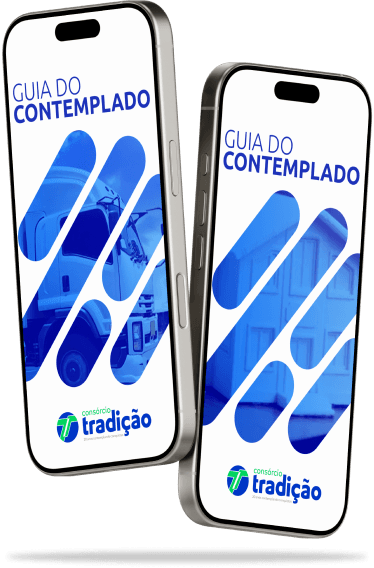 Celulares com o guia de contemplados